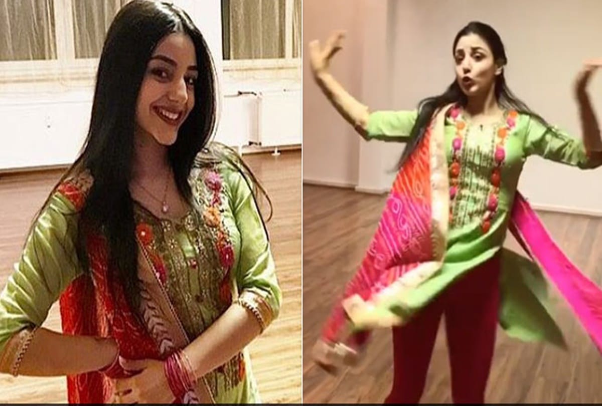video being viral of german girl dance on bollywood song in punjabi style