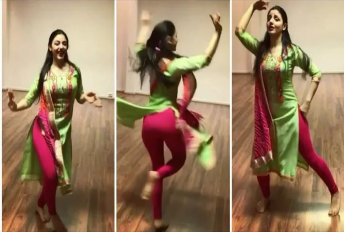 video being viral of german girl dance on bollywood song in punjabi style