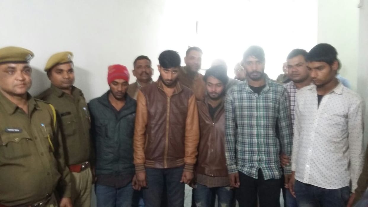 jaipur rajasthan a gang arrest in sanganer before crime