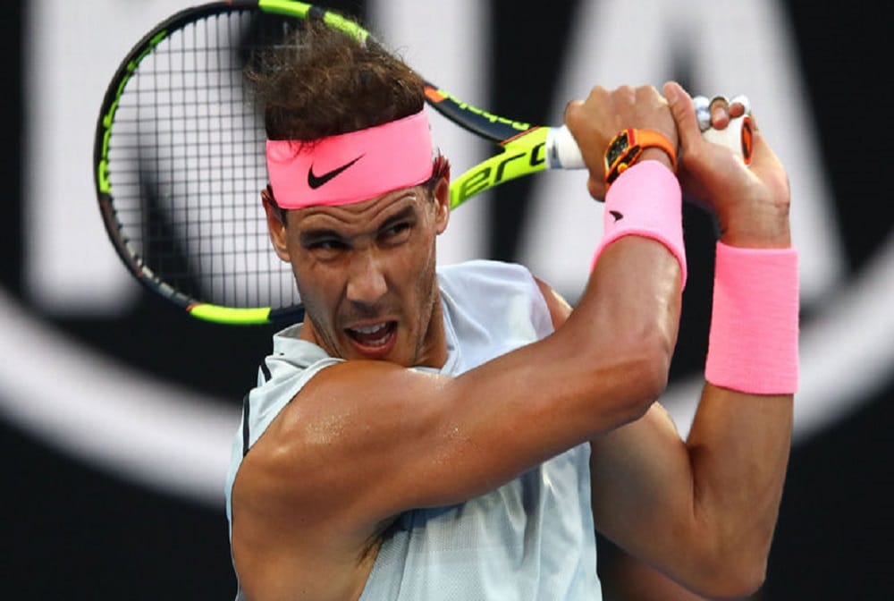 Rafael Nadal beat victor Estrella Burgos in austrailian open
