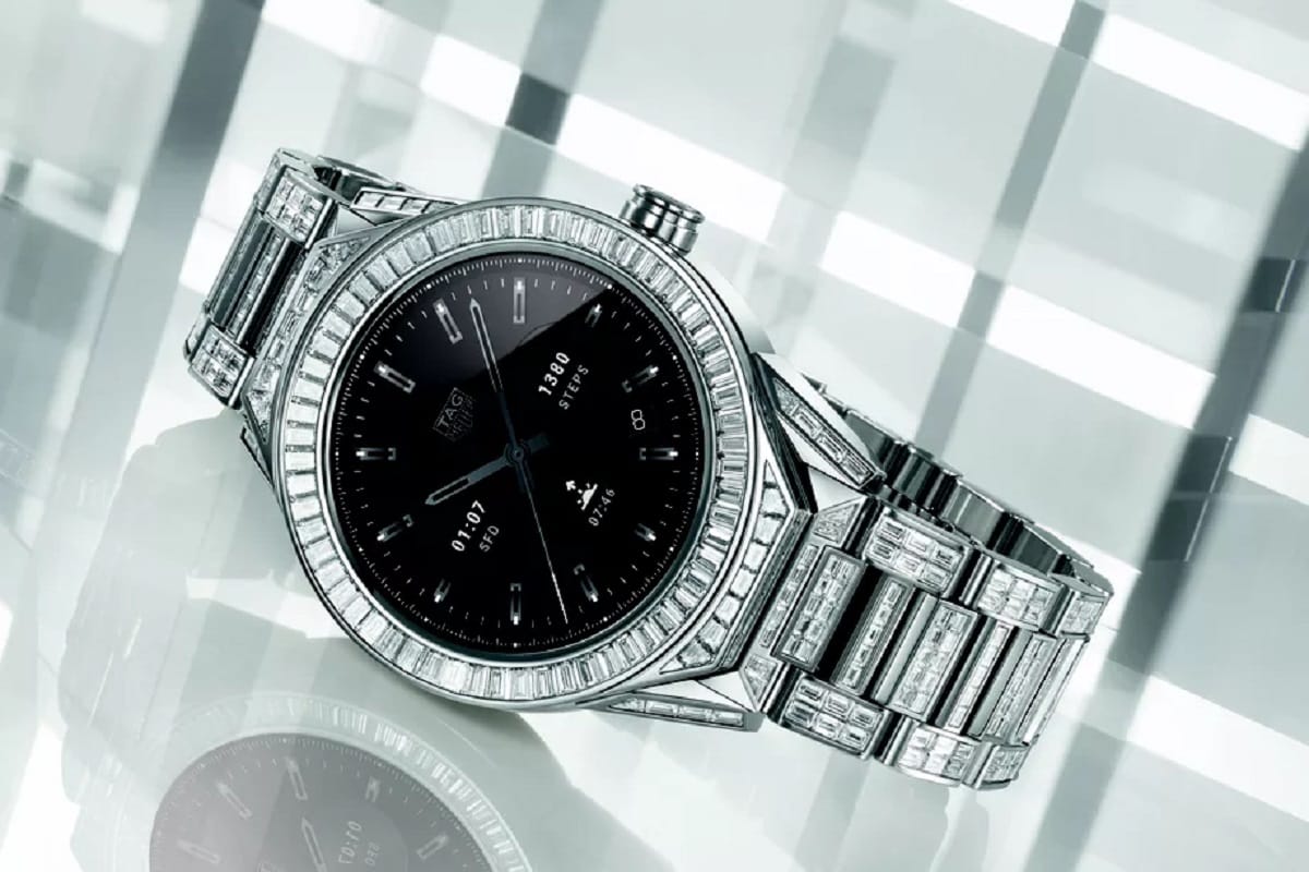 This diamond studded smartwatch costs more than 200K dollers