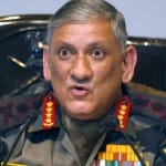 Army Chief General said that terrorism and peace talks can not happen together