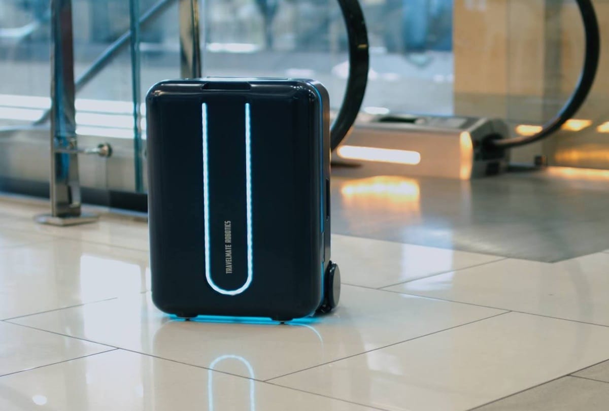 A robotic suitcase that automatically follows you 