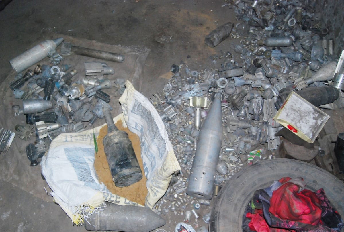 bomb blast in faridabad, two dead