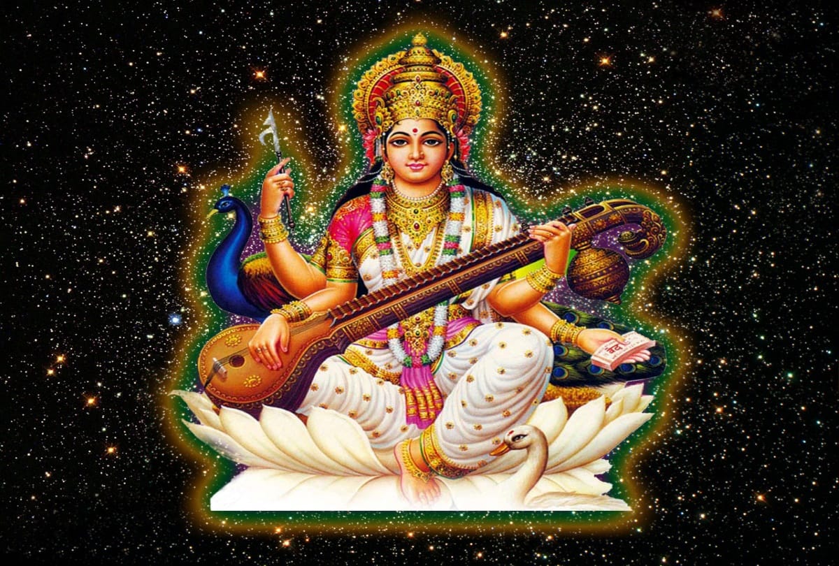 story behind goddess saraswati birth on vasant panchami