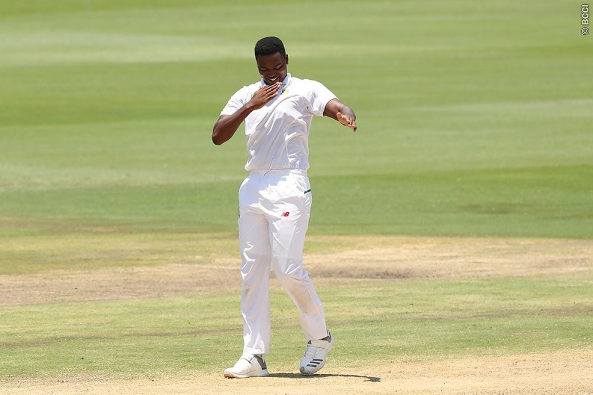 lungi ngidi takes six wickets against india in centurion test