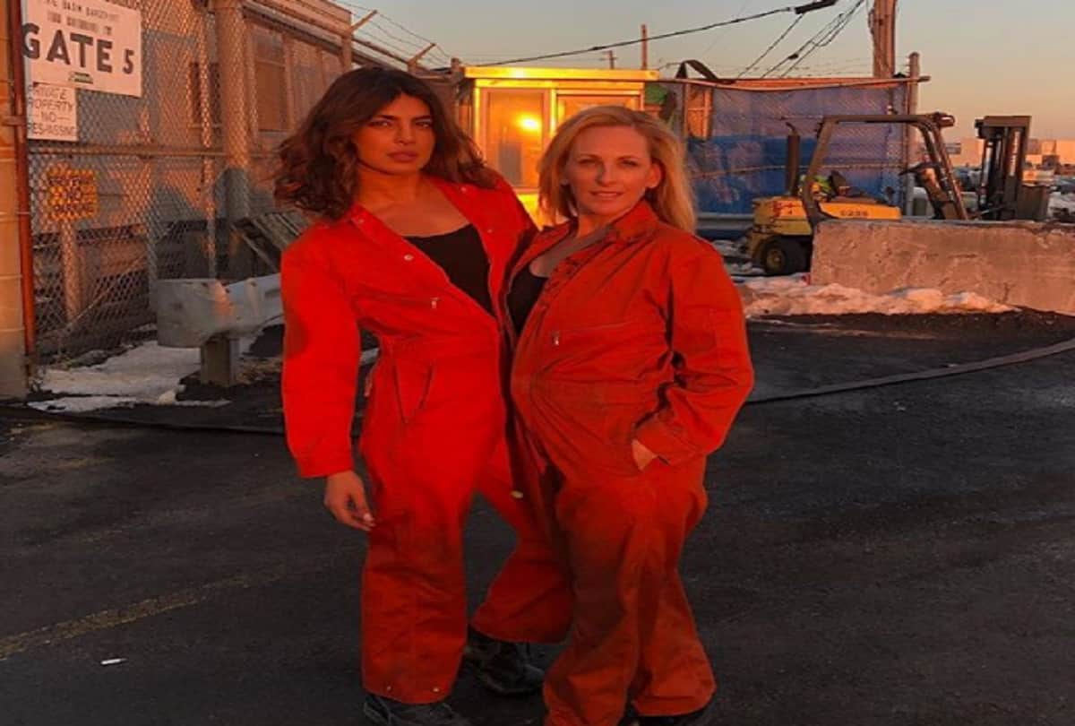 Quantico actress Priyanka Chopra shared fire fighter look picture on social media 