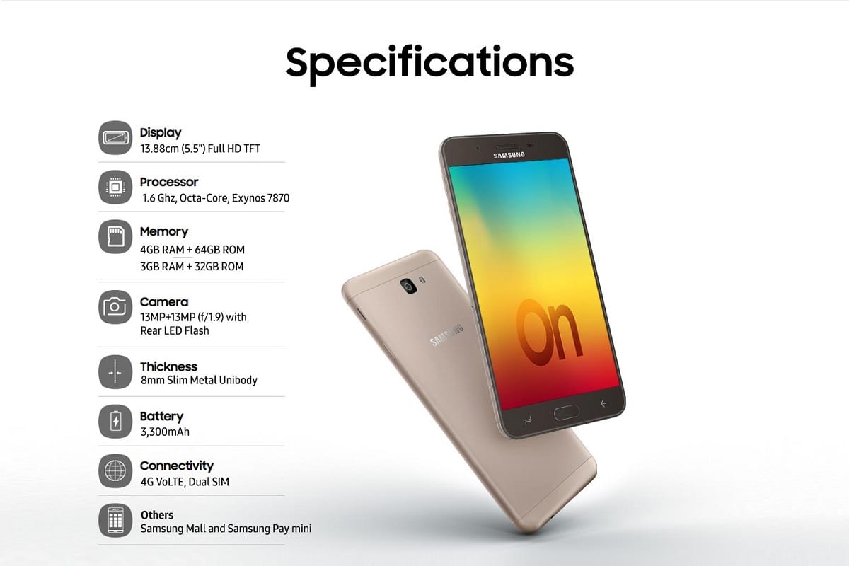 Samsung Galaxy On7 Prime launched in India with 13MP Front Camera, Know price and specification