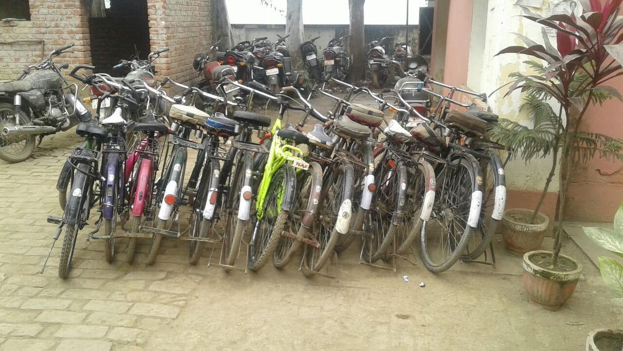 thief arrested, 14 cycles recovered 