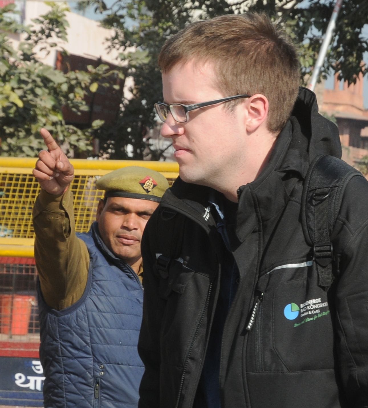 people hostile near taj mahal during Israel PM visit