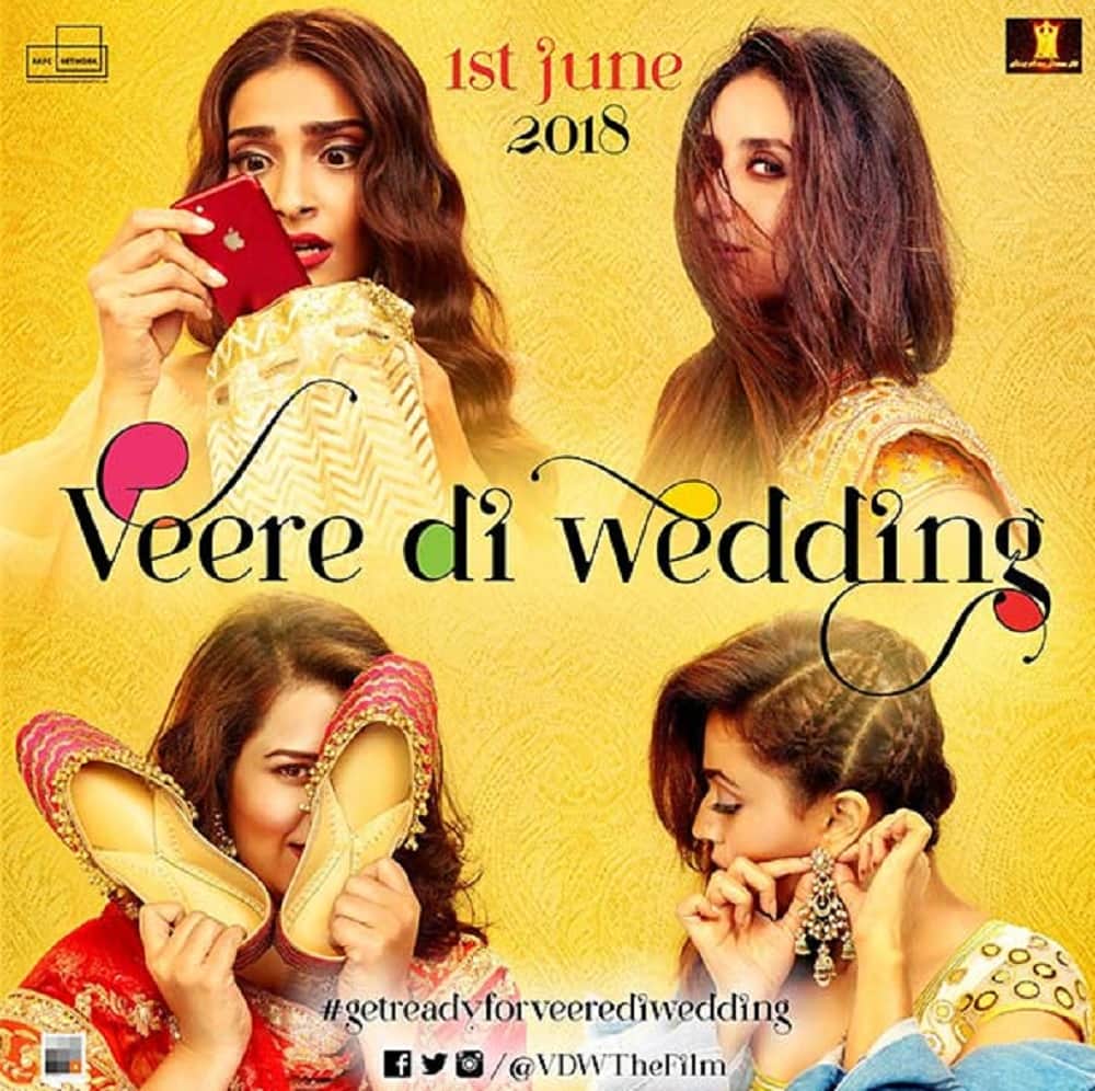 sonam kapoor and kareena kapoor starrer film veere di wedding new poster out 