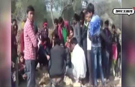 Hundred of snake came out during tample restoration in hathras