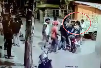 Drunken gang dancing in middle of the road assault two men and a woman