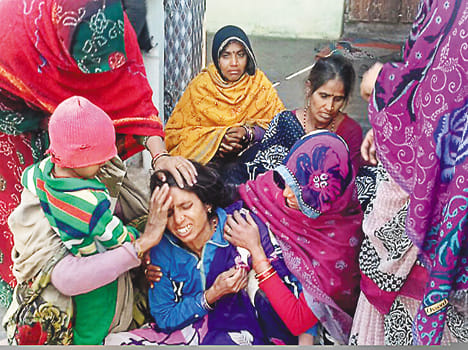 Death due to shock of debtor farmer