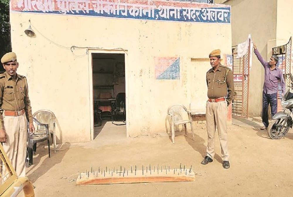 rajasthan firing again between police and cow smuggler