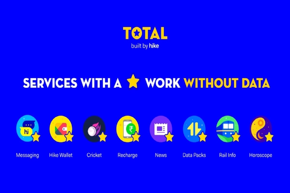 Hike Total launched in India, Lets You Send Messages and Read News Without Internet