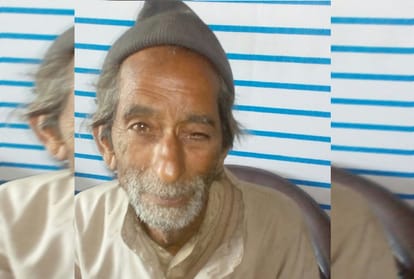 old age man very happy from pm modi 