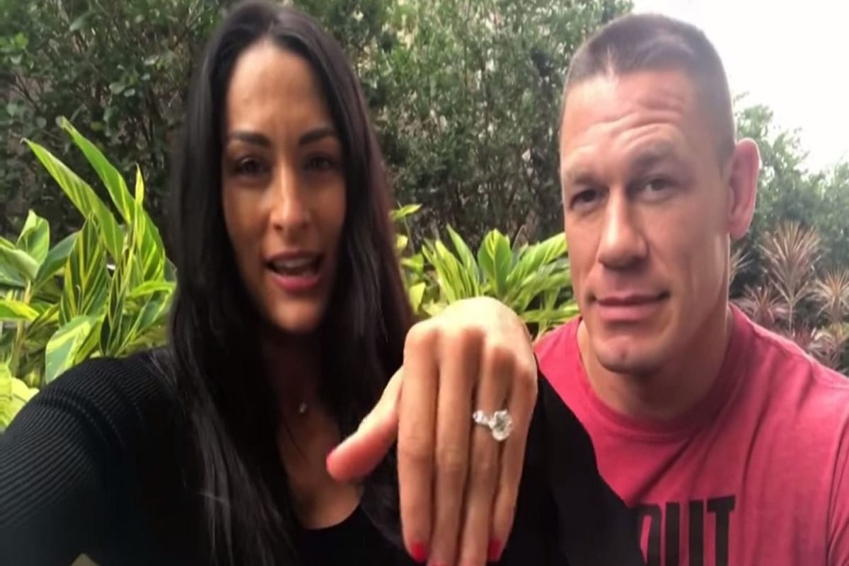 john cena got engagement with his girlfriend nikki bella