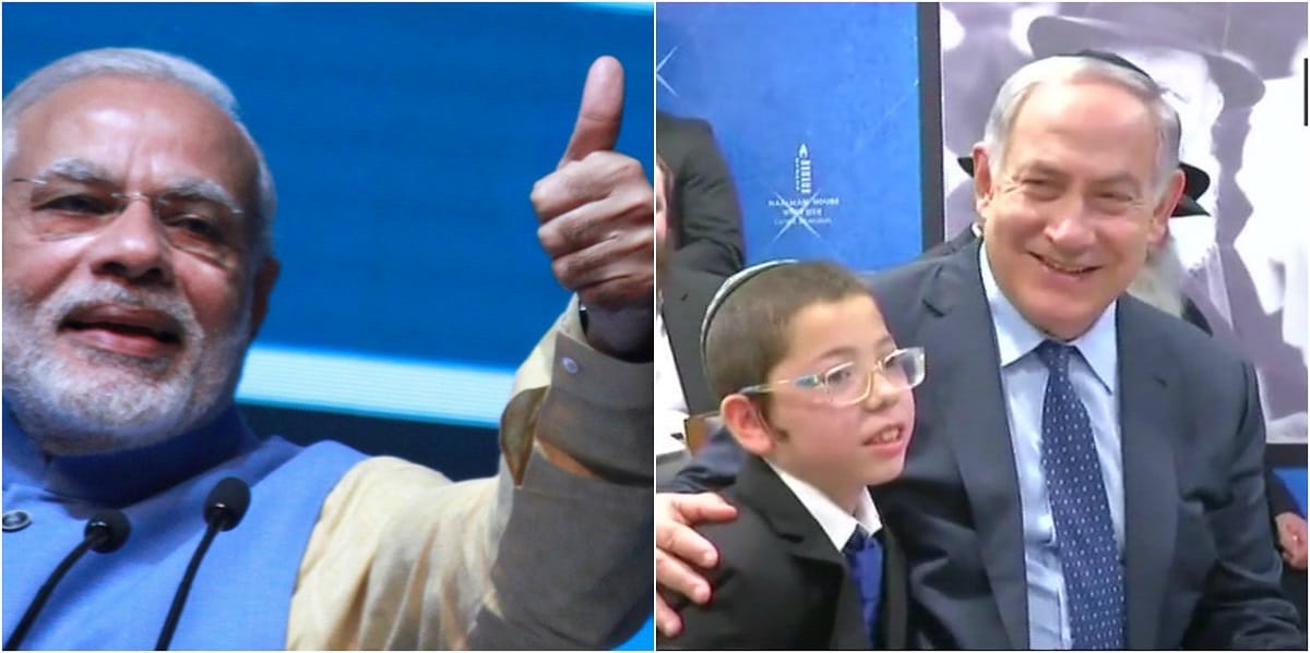 Benjamin Netanyahu meets baby Moshe Nariman House Mumbai