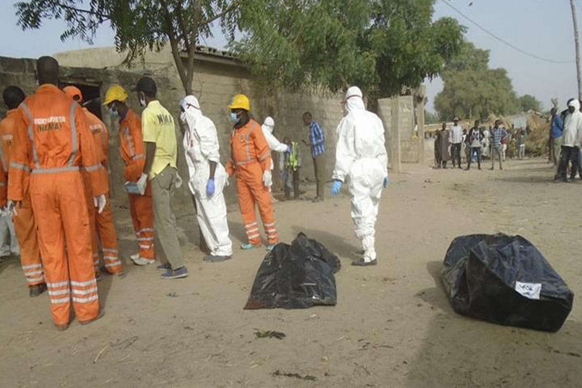 suicide bomb attack in Nigeria where 12 dies and many injured
