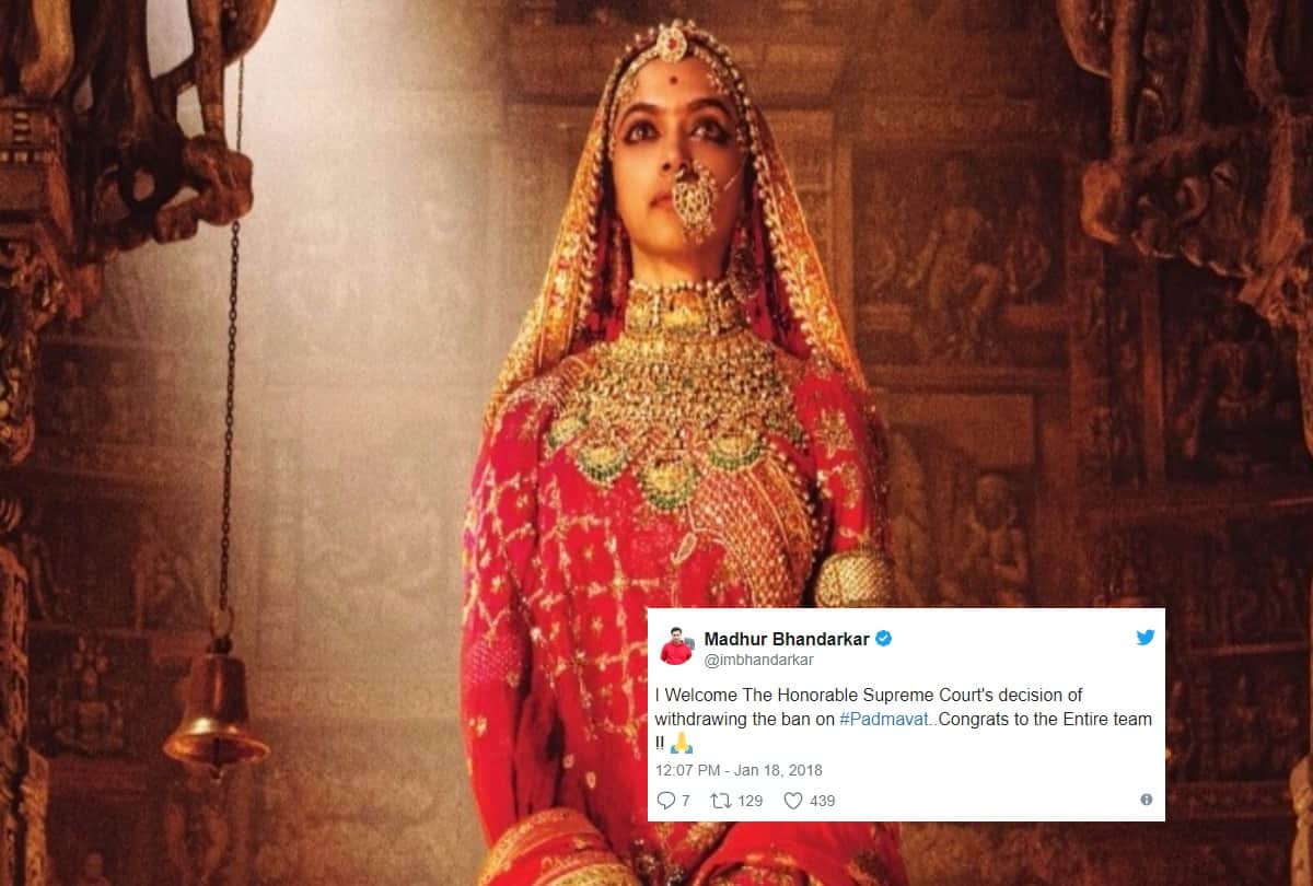 Bollywood reacts to Supreme Court decision on padmaavat ban