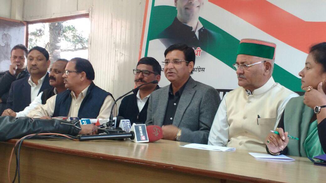 after uttarakhand nikay chunav 2018 congress President Pritam Singh blaming bjp