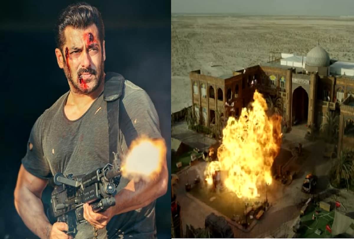 Tiger Zinda Hai most dangerous stunt scene making video goes viral on internet 