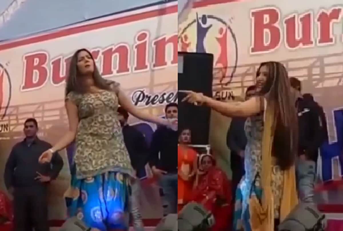Sapna Choudhray first stage performance of new year goes viral on internet 
