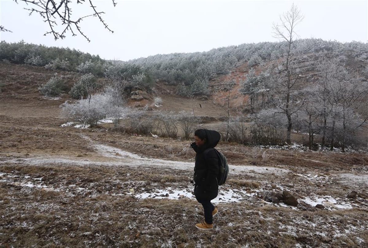 Ice Boy Photos goes viral as he walked four kilometer to his school