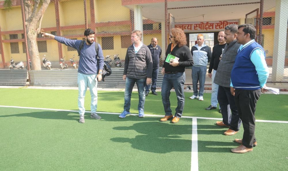 woman's national junior hockey team camp in agra
