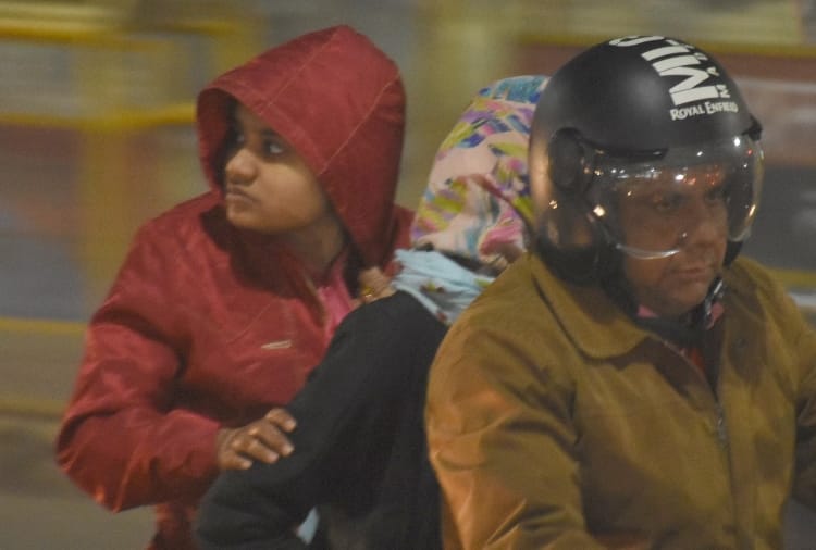temperature fell down in lucknow