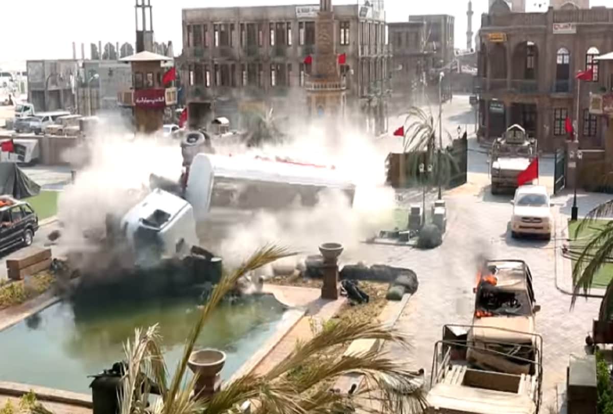 Tiger Zinda Hai most dangerous stunt scene making video goes viral on internet 