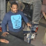 पुलिस की गिरफ्त में काली