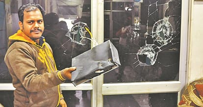 attack on sho and chaunki in charge, chandigarh news