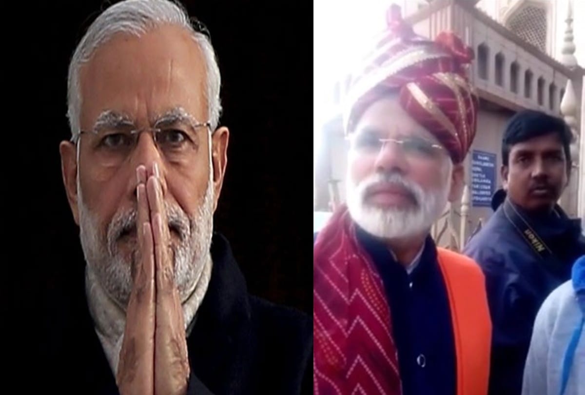 Video being viral of A man who look like Narendra Modi 