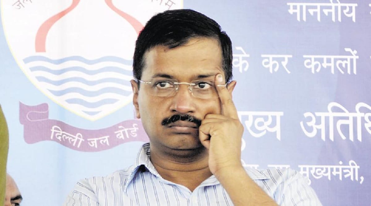 kejriwal going for school program returned home from mid way when he knew there is protest for water