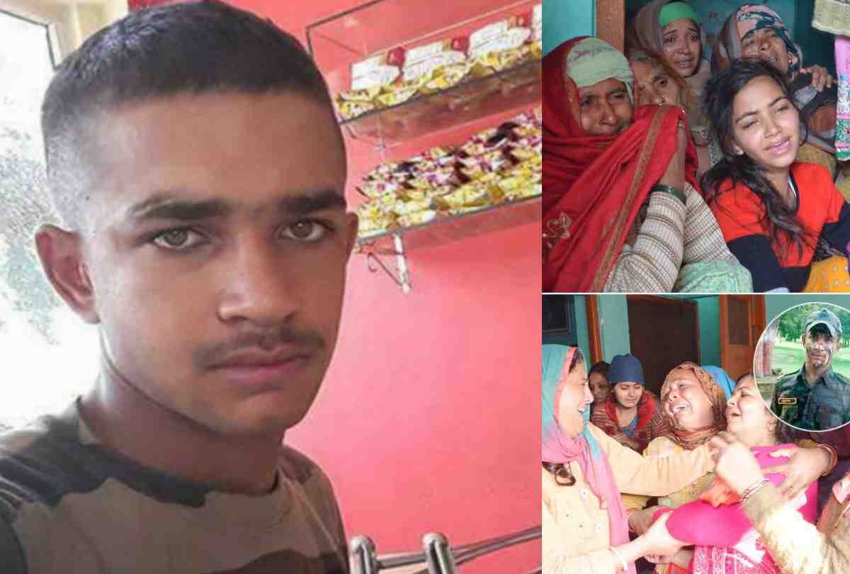 indian army martyr sepoy sachin sharma funeral in panipat village