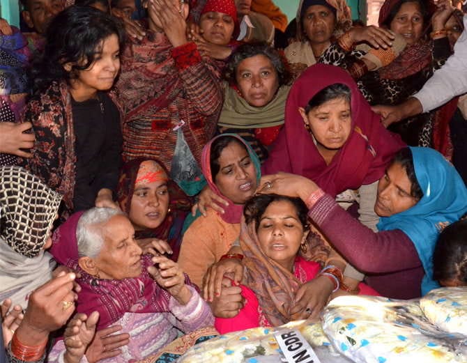 indian army martyr sepoy sachin sharma funeral in panipat village