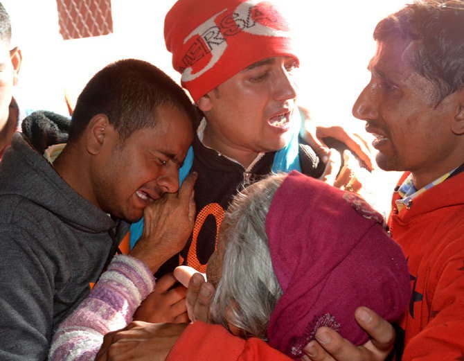 indian army martyr sepoy sachin sharma funeral in panipat village