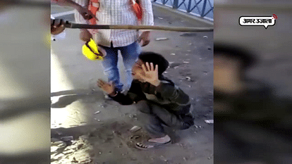 Municipal corporation’ homeguards inhuman act to a boy over defecation in Jaipur
