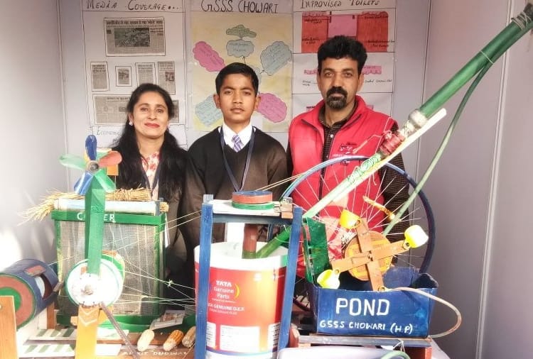 northern india science fair 2018 Ankit model get National Award
