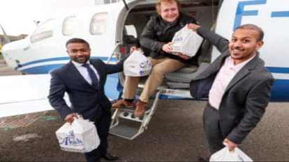 Indian food love scene in French, A Chartered Plane reached there to being delivered Indian Food