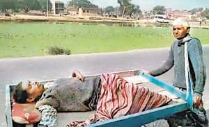 without ambulence go on thela