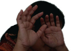 woman complained to her husband in police 