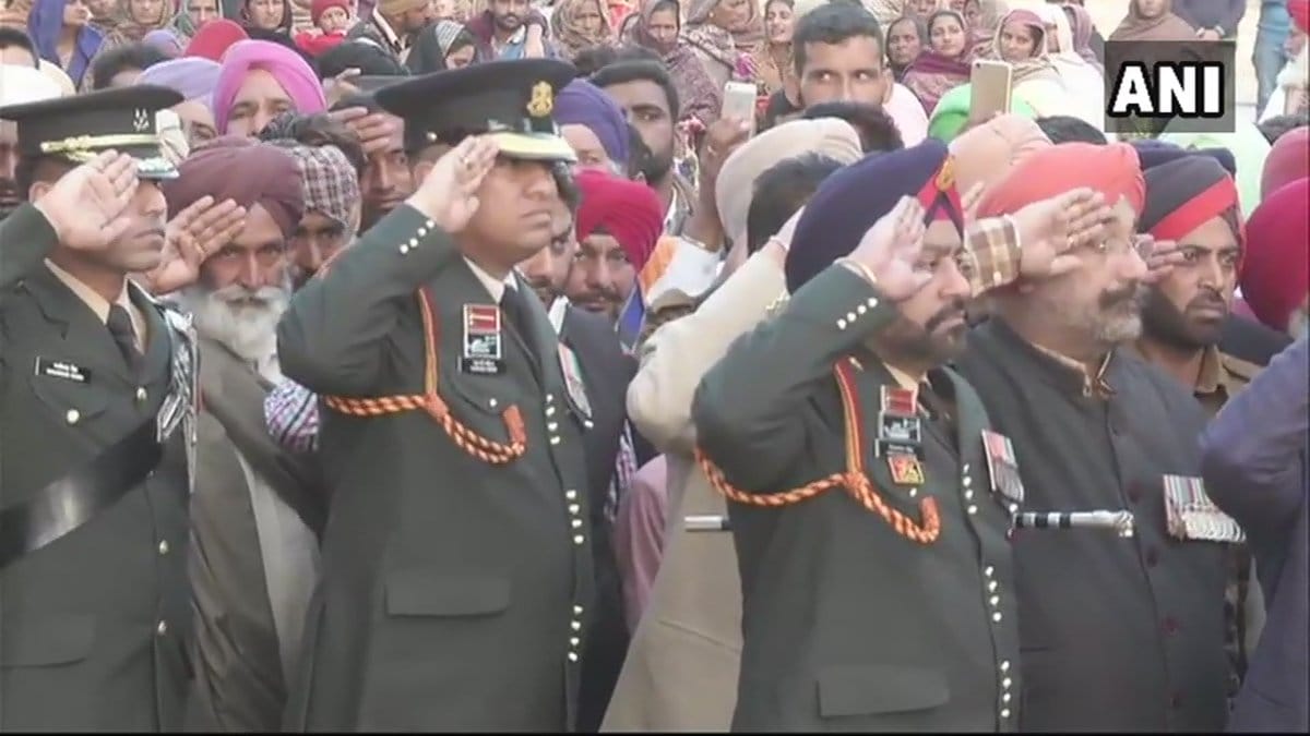 Last rites of 23-year-old Sepoy Mandeep Singh in Sangrur's Lehragaga