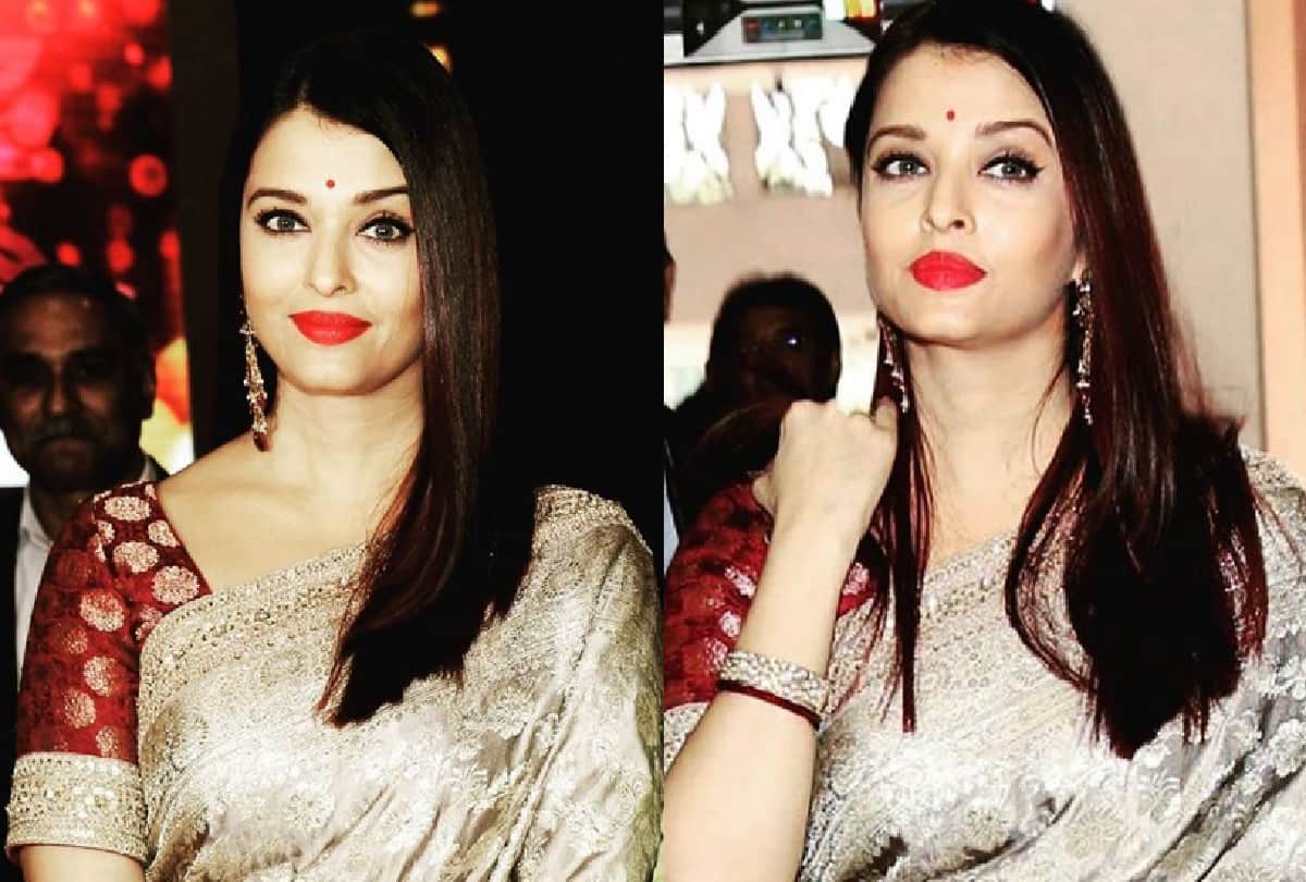 Aishwarya Rai Bachchan wear Sabyasachi saree at First Ladies event in Delhi 