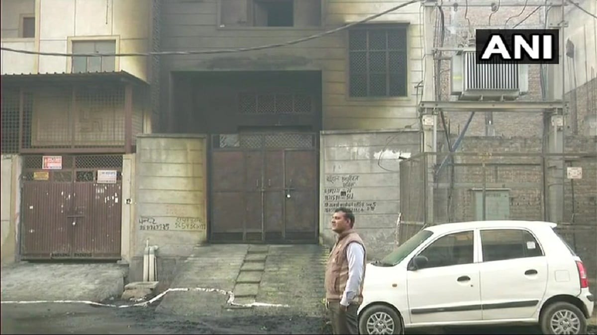 17 killed in a fire which broke out at a crackers godown in Bawana Industrial Area new delhi