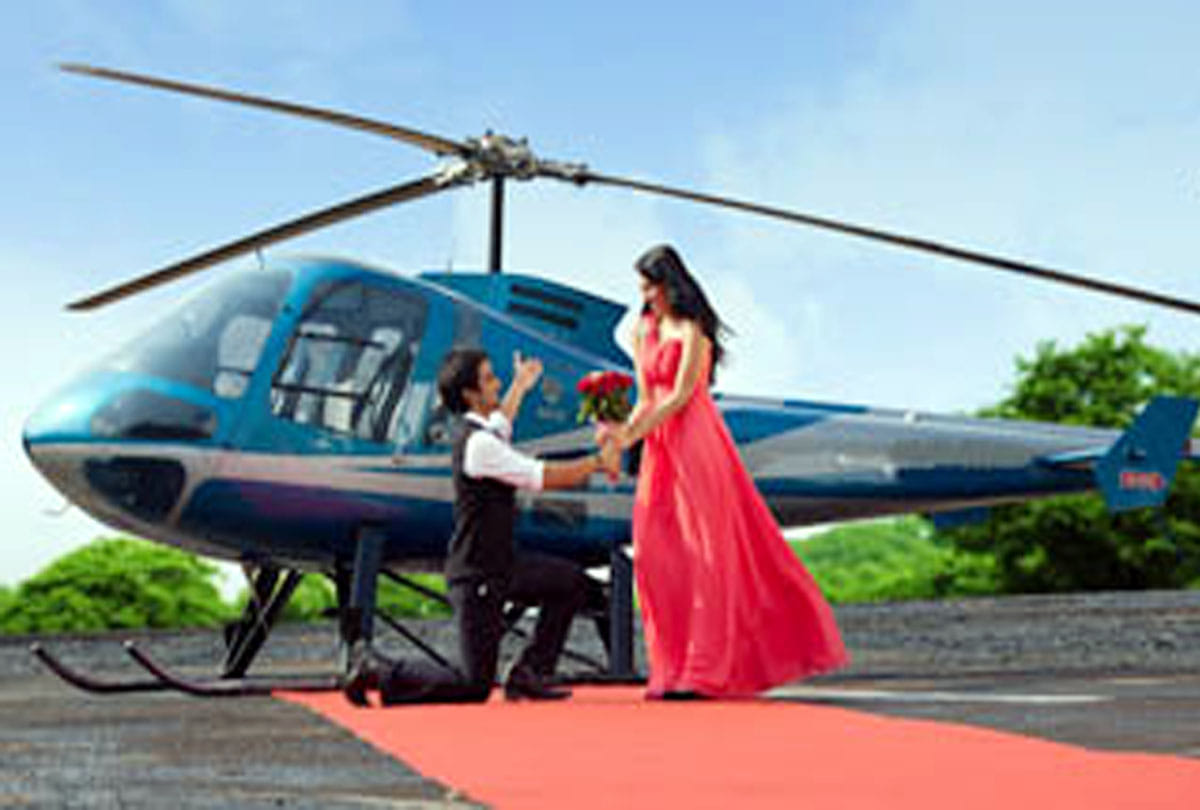 if you have a girlfriend then take helicopter ride
