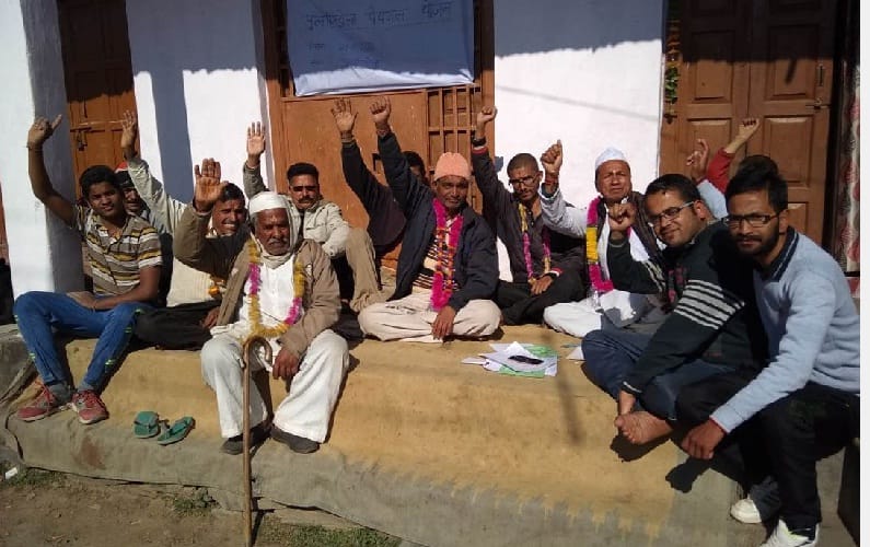 Start of hunger strike to start tubewell closed work in Pahalindola
