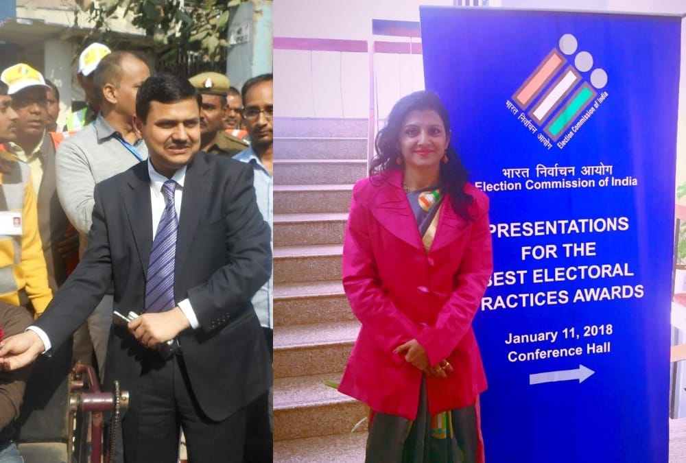 election commission gives four award to uttar pradesh.